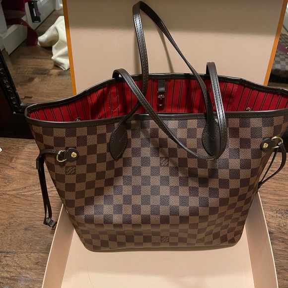 Louis Vuitton Purse Red And Brown Louis Vuitton Brown And Red Tote